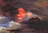 Ivan Constantinovich Aivazovsky Canvas Paintings - Crash